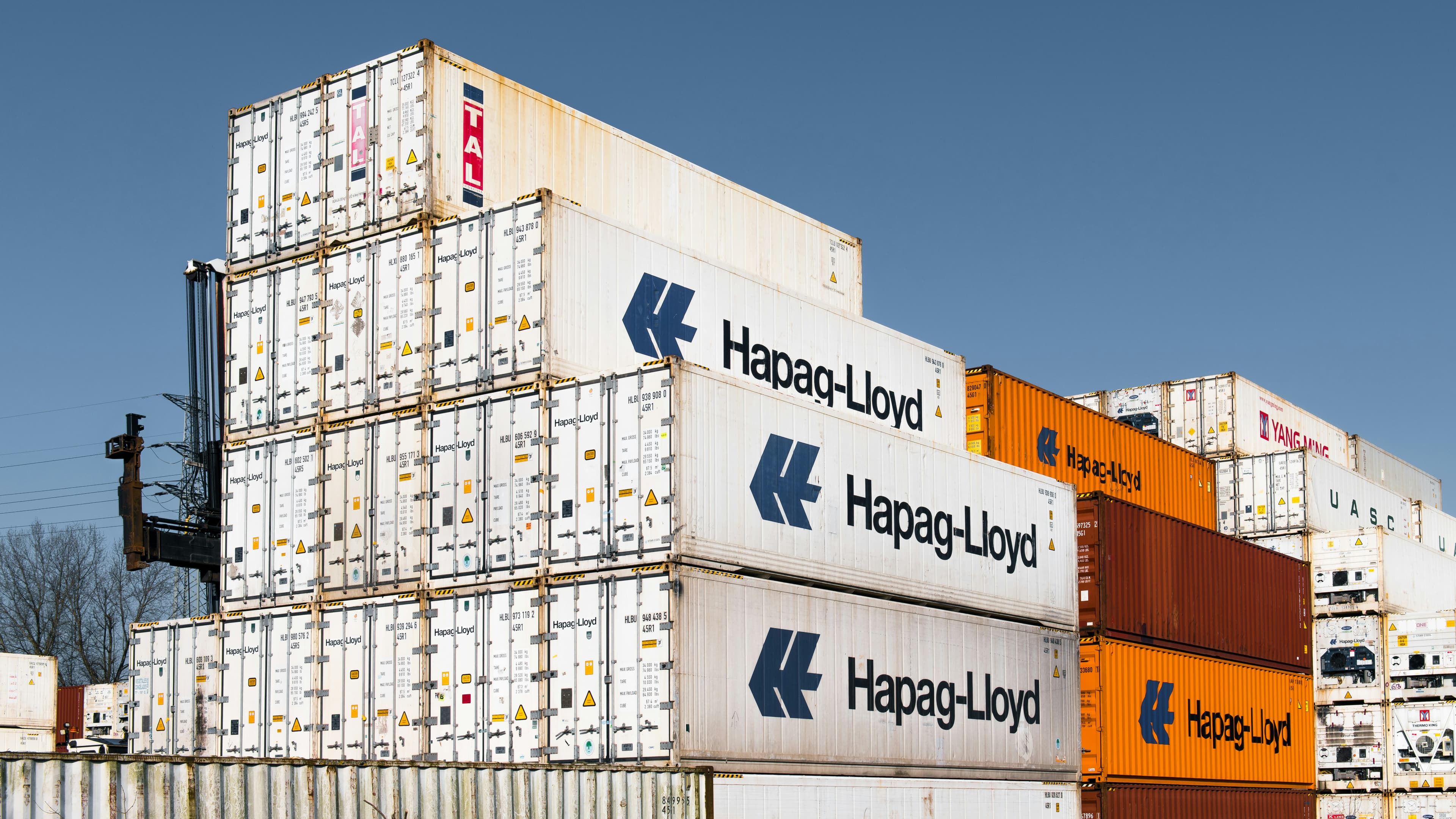 Container im Hafen